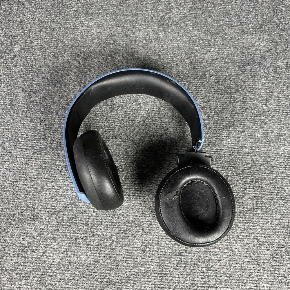 Parts or Repair SONY Playstation Blue SIC PARVIS MAGNA Stereo Headset Only